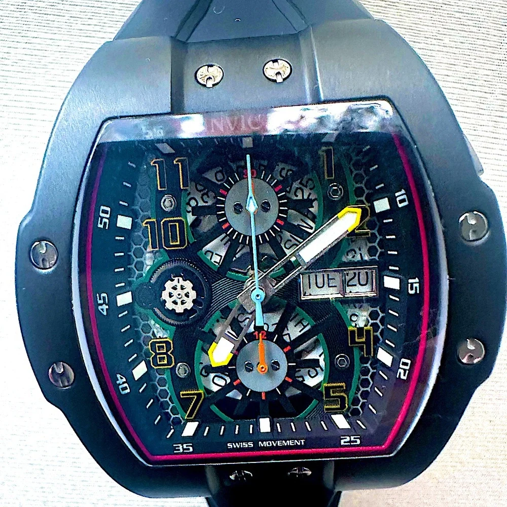 Invicta Black and Blue Men's Chronograph Watch